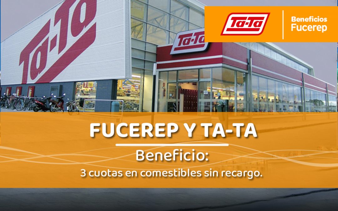 Pagá en Ta-Ta hasta en 3 cuotas sin recargo