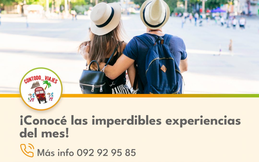 ¡Disfrutá una experiencia inolvidable junto a CONTODO_VIAJES!