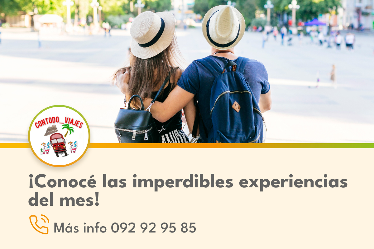 ¡Disfrutá una experiencia inolvidable junto a CONTODO_VIAJES!