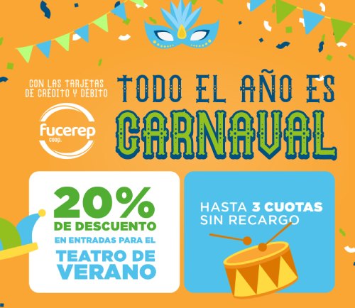 Todo el año es carnaval con las tarjetas de crédito y débito